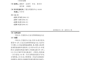 高Zr含量的Nb合金及其熔鑄制造方法