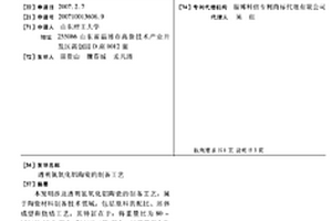 透明氮氧化鋁陶瓷的制備工藝