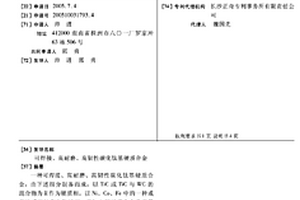 可焊接、高耐磨、高韌性碳化鈦基硬質(zhì)合金