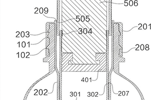 蓋外操作的出口錯合的活塞式容器封閉裝置，包裝容器及其應(yīng)用