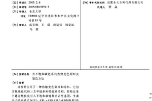 含不飽和碳鏈系列熱致變色材料及制造方法