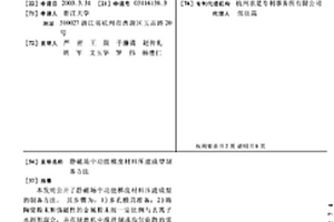 靜磁場中功能梯度材料壓濾成型制備方法