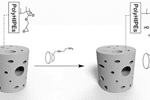 利用高內(nèi)相乳液模版法制備表面β?環(huán)糊精修飾的多孔吸附材料的方法