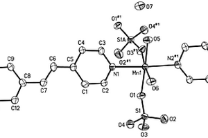 水合1,2-二(4-吡啶基)乙烯硫酸錳鐵電功能材料及制備方法