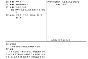 制備摻雜二氧化釩粉體材料的方法