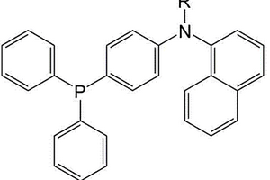 二苯基膦芳香萘胺半導體材料及其制備方法