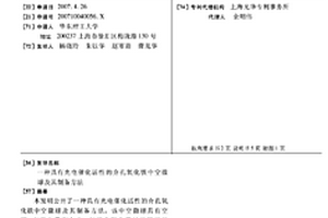 具有光電催化活性的介孔氧化鐵中空微球及其制備方法