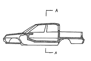 全承載復(fù)合材料的汽車車身及其制造方法