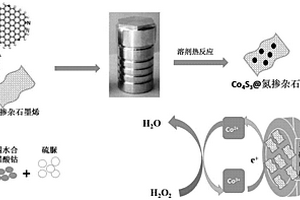 Co4S3/氮摻雜石墨烯復(fù)合材料的制備方法及其應(yīng)用