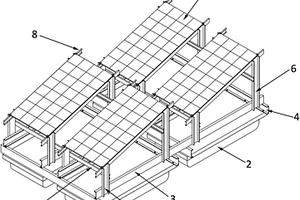 光伏發(fā)電用復(fù)合材料水上浮體架臺系統(tǒng)