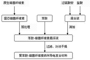 原位聚合制備聚苯胺包覆細(xì)菌纖維素納米導(dǎo)電復(fù)合材料的方法