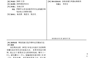 銅基電觸頭復(fù)合材料及其制備方法