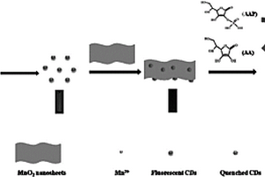 熒光碳點CDs溶液、CDs-MnO2復合材料及其制備方法和應用