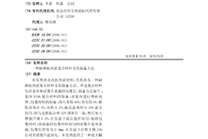 耐磨抗熱震復(fù)合材料及其制備方法