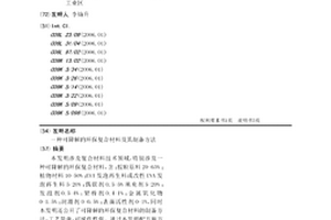 可降解的環(huán)保復合材料及其制備方法