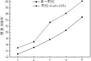 TiB<sub>2</sub>顆粒和碳納米管混合增強的銅基復(fù)合材料及其制備方法