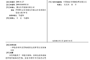 復(fù)合材料及其構(gòu)成的運動護具以及制備方法