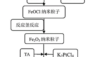 Fe<Sub>2</Sub>O<Sub>3</Sub>@TA-Pt納米復(fù)合材料及制備方法和應(yīng)用