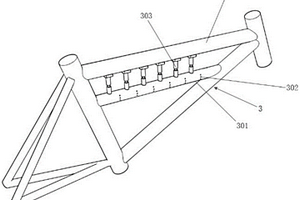 碳纖維復(fù)合材料加強(qiáng)穩(wěn)固梁連接結(jié)構(gòu)及自行車架