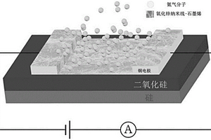 氧化鋅納米線-石墨烯氣體傳感器及其制備方法