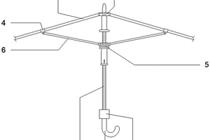 防脫傘柄結(jié)構(gòu)的復(fù)合材料傘骨架