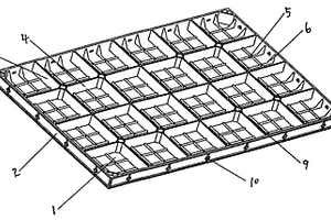 建筑用框架結(jié)構(gòu)復(fù)合材料平面模板單元