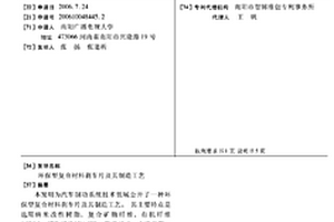 環(huán)保型復(fù)合材料剎車片及其制造工藝