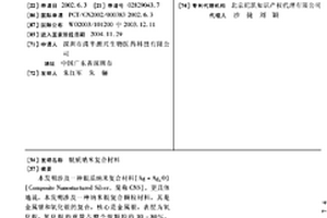 銀質(zhì)納米復(fù)合材料