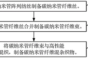 碳納米管纖維混雜織物及其制備方法和增強(qiáng)復(fù)合材料