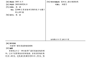 環(huán)保型廣譜多用途防輻射材料