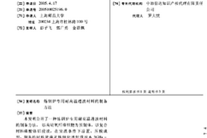 煉鋼爐專用耐高溫透波材料的制備方法