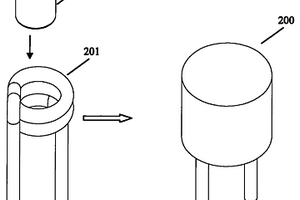 金屬粉末注射成型電感器及其加工方法