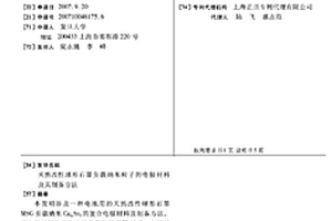 天然改性球形石墨負(fù)載納米粒子的電極材料及其制備方法