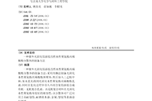 紫外光固化鋁溶膠改性水性聚氨酯丙烯酸酯分散體的制備方法