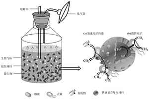 基于電子傳遞的強化城市污泥厭氧消化產(chǎn)甲烷的方法