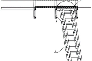 用于T梁避車(chē)臺(tái)的爬梯組件