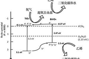 吸收乙烯氣體的光催化納米材料及其制備方法和應(yīng)用