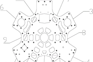 多軸無(wú)人機(jī)用航電安裝板