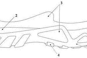 具有減震、防崴腳功能的鞋底