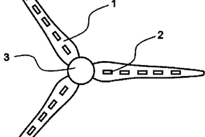 具有壓電傳感器的風(fēng)力機(jī)葉輪