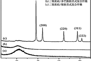 通過多巴胺制備表面鍍銀電紡纖維的方法