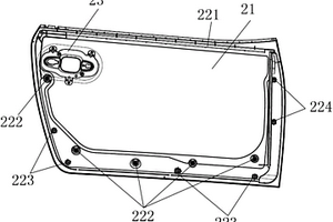 汽車車門外板總成結(jié)構(gòu)