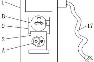 設(shè)置有防誤插結(jié)構(gòu)的新能源汽車充電接口