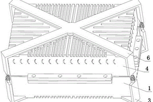 散熱抗震型新能源汽車用電池防護(hù)箱結(jié)構(gòu)