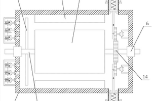 散熱效果良好的具有防塵功能的新能源汽車電機