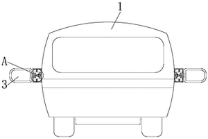 新能源汽車用后視鏡的便捷式安裝結構