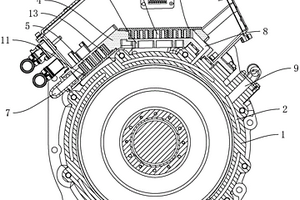 新能源車用集成發(fā)電機控制器冷卻結構