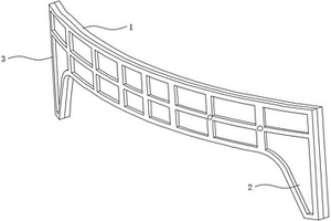 用于新能源汽車具有防撞功能的導(dǎo)流板