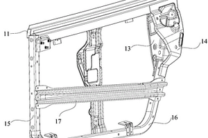 新能源汽車的車門框架總成及新能源汽車