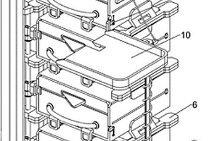 新能源汽車便于拆卸電池存放箱